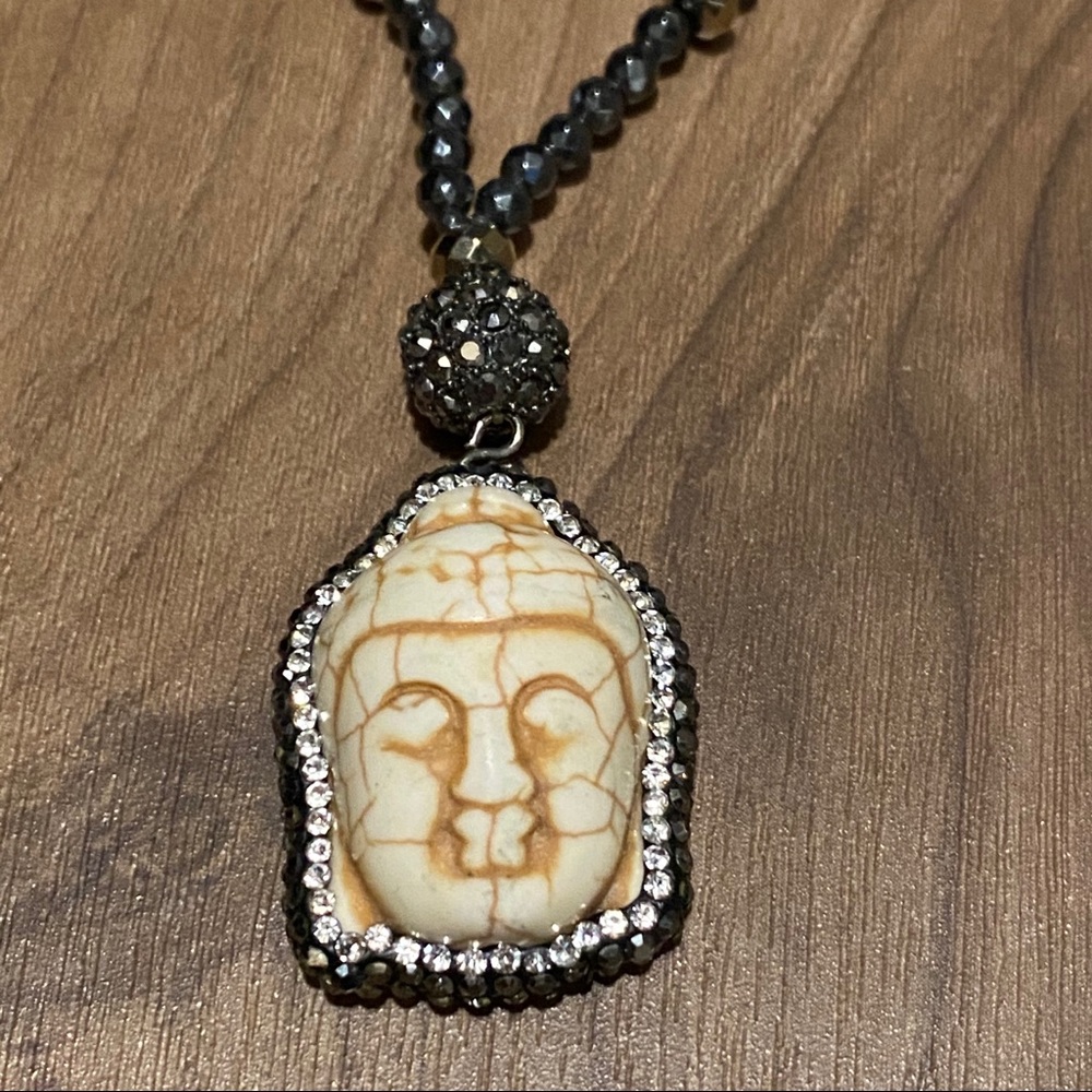 Handmade Ivory Buddha Necklace